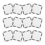 PicassoTiles Clear Transparent Magnetic Tile Expansion Set STEM Educational Construction Toy Kit for Kids Age 3 Plus Magnet Building Blocks Preschool Learning Creativity and Skill Development PTE13