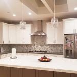 Blujellyfish Glass Metal Tile Iridescent White Glass Silver Mirror Stainless Steel Blends Interlocking Strip Wall Tiles TSTNB01 (Pack of 5 Sheets)