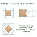 20-Pack Peel and Stick Floor Tiles Vinyl Floor 12 x 12 inch Self Adhesive Waterproof Flooring Planks DIY for Bathroom, Kitchen, Living Room, RV, Cover 20 Sq. Ft, Polish Beige Marble