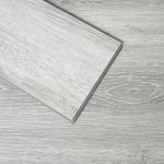 Interlocking Vinyl Flooring Planks 36" X 6", 14 Planks Covers 21 Sq.Ft Per Box, Grey, 5mm Thick DIY Easy Snap Lock Together Gray Oak Wood Grain Luxury Vinyl Flooring for Home