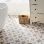 Llama Stella Loire Noce 9-3/4" x 9-3/4" Porcelain Floor and Wall Tile