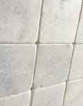 Carrara White 4x4 Tumbled Marble Tile Wall Floor