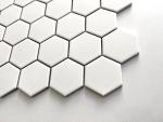 Squarefeet Depot White 2" Hexagon Porcelain Mosaic Floor and Wall Tile