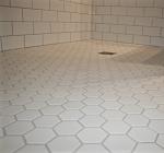 Squarefeet Depot White 2" Hexagon Porcelain Mosaic Floor and Wall Tile