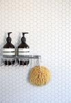 Squarefeet Depot White 2" Hexagon Porcelain Mosaic Floor and Wall Tile