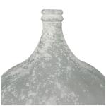 Deco 79 Recycled Glass Handmade Decorative Vase Frosted Spanish Bottle Centerpiece Vase, Flower Vase for Home Decoration 14" x 14" x 22", Clear