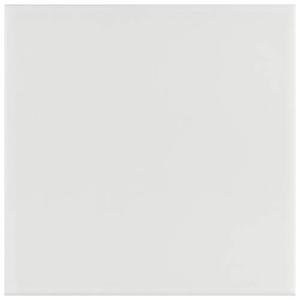 Merola Tile Revival White 7-3/4" x 7-3/4" Ceramic Floor and Wall Tile Sample