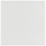 Merola Tile Revival White 7-3/4" x 7-3/4" Ceramic Floor and Wall Tile Sample