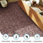 LSDECO 5 Sheets Glass Mosaic Tiles for Backsplash Border, Pool Tile, Backsplash Tile for Swimming Pool Kitchen Bathroom Wall (Black, 5 Sq.Ft)