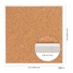 ZEONHEI 40 Packs 4 x 4 Inch Ceramic Coasters for Crafts, White Ceramic Tile Coasters with Cork Backing Pads, Square Unglazed Blank Ceramic Coasters Bulk for DIY Arts and Craft Project