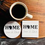 ZEONHEI 40 Packs 4 x 4 Inch Ceramic Coasters for Crafts, White Ready to Paint Ceramics Tile Coasters with Cork Backing Pads, Round Unglazed Blank Ceramic Coaster Bulk for DIY Arts