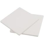 HOZEON 45 PCS 4 Inch Tile Coasters for Drinks, Ceramic Tiles for Crafts Coasters, Unglazed White Tiles with Cork Backing for Pouring, Mosaics, Decor