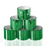 Art3dwallpanels 6 Pack Self Adhesive Glass Mirror Mosaic Disco Tiles Small Square Mirror Sticker for for DIY Disco Ball, Disco Cowboy Hat, Vase, Bottle, Interior Decoration, 2364 Pieces, Green