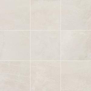 Daltile Slate Attache 24" X 24" Glazed Porcelain Floor Tile in Meta White (8 PC Per Carton) (15.76 SQFT Per Carton)