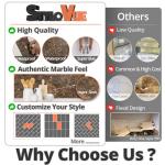 StyloVue 100 Pieces Peel and Stick Backsplash for Kitchen, 3" x 6" PVC Subway Tile 2025 Upgraded Rust Slate Backsplash Stick on Tile Elevate Kitchen, Bathroom, Fireplace,RV