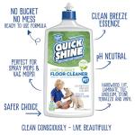 Quick Shine Hard Surface Pet Floor Cleaner 27 oz, 2Pk | Ready to Use, Removes Dirt, Streak Free, No Rinse | Hardwood, Laminate, Luxury Vinyl Plank LVT, & Tile | Safer for Kids, Pets & Our Environment