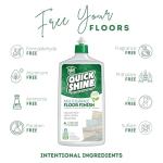 Quick Shine Multi Surface Floor Cleaner & Floor Polish w/Clean Shine Technology 2-27oz Bottles | Use on Hardwood, Laminate, Luxury Vinyl Plank, Tile & Stone | Safer Choice Formulas
