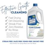 Quick Shine Multi Surface Floor Cleaner 64oz, Ready to Use-Streak Free-No Rinse, Use on Hardwood, Laminate, Luxury Vinyl Plank & Stone, Use in Spray Mops & Vac Mops, Safer Choice Cleaner