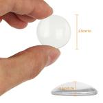200 PCS Transparent Glass cabochons 1 inch Glass Dome Cabochons Crystal Clear Round Cabochon Non-calibrated Round 1 inch/25mm Round Cabochons Tiles for Craft Cameo Pendants Photo Jewelry Necklaces1