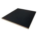 Tenedos 8x8 Subway Square Porcelain Floor Wall Tile Matte Finish for Backsplash Kitchen, Accent Decor, Bathroom Shower Tile (Black, 1 Piece)