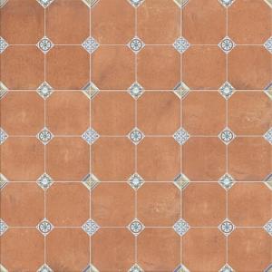 Merola Tile Manises Décor Cuero 13-1/8" x 13-1/8" Porcelain Floor and Wall Tile