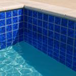 Tenedos T‎PACFD-PL Ultramarine Blue Water Splash Effect Square 3x3 Porcelain Pool Mosaic Floor Wall Tile Backsplash for Kitchen, Bathroom Shower, Swimming Pool, Accent Decor (1 Sheet)