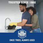 Bar Keepers Friend Powder Cleanser (2 x 12 oz) Multipurpose Cleaner, Stain & Rust Remover for Bathroom, Kitchen & Outdoor Use on Stainless Steel, Aluminum, Brass, Tile, Ceramic, Porcelain & More