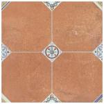 Merola Tile Manises Décor Cuero 13-1/8" x 13-1/8" Porcelain Floor and Wall Tile