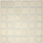 BT-PM21 2" x 2" Square Creamy Light Blue Porcelain (Polish Finish) Floor & Wall Tile & Pool Tile Mosaic Tile 11-3/4 in. x 11-3/4 in. x 6mm (Thickness) 1 Sheet=0.97 sqt (1 Sheet)