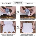 STICKGOO 10-Sheet White Marble Look Peel & Stick Backsplash, 12”X12” Stick on Wall Tiles for Kitchen Backspalsh (Thicker Design)