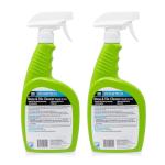 StoneTech Stone & Tile Cleaner Spray – Daily Cleaner for Granite, Marble, Ceramic, Porcelain & Stone – Removes Spills, Dirt & Grease – pH Neutral - 2-Pack, 24oz each + 2 Microfiber Cloths