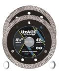 UXACE 4-1/2 Inch Diamond Blade, 7/8 Inch Arbor, 4.5'' Super Thin Diamond Tile Blade for Angle Grinder & Tile Saw, General Purpose Diamond Cutting Wheel for Ceramic, Tile, Granite, Porcelain, 2 Pack