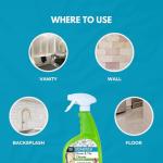 StoneTech Stone & Tile Cleaner Spray – Daily Cleaner for Granite, Marble, Ceramic, Porcelain & Stone – Removes Spills, Dirt & Grease – pH Neutral - 2-Pack, 24oz each + 2 Microfiber Cloths