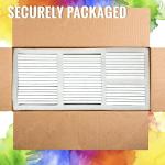 50 Pack Ceramic Tiles for Crafts Coasters, Ceramic White Tiles Unglazed 4x4 with Cork Backing Pads, Use with Alcohol Ink or Acrylic Pouring, DIY Make Your Own Coasters, Mosaics, Painting Projects