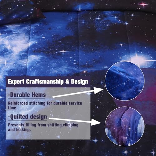 Twin Galaxy Comforter Set - Outer Space Bedding