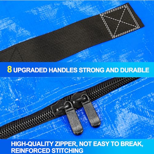 Waterproof Full Mattress Bag with Zipper and Handles