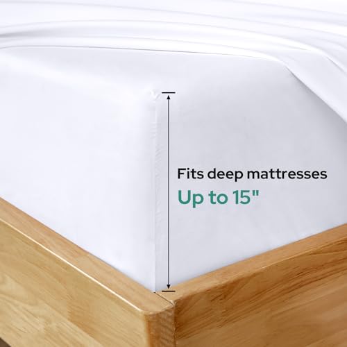 HOMEIDEAS Queen Bed Sheets Set - Extra Soft Microfiber