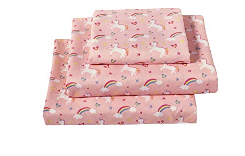 Unicorn Twin Bed Sheet Set for Kids