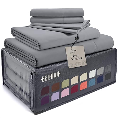 Luxury 6-Piece Silky Soft Queen Bed Sheet Set