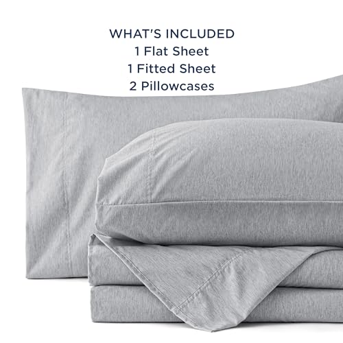 Bedsure Queen Sheet Set – Soft Grey 4 Pieces
