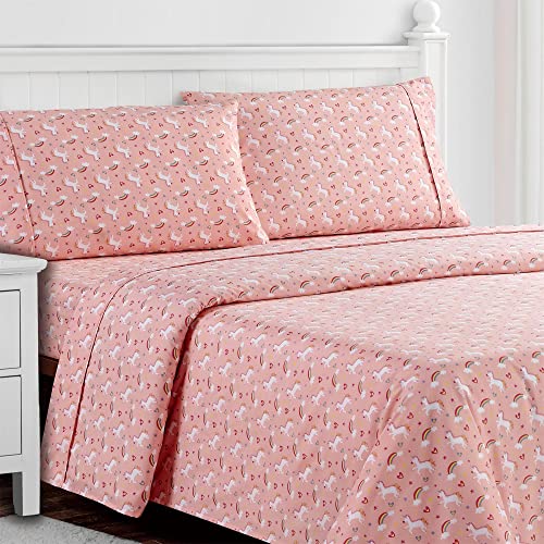 Unicorn Twin Bed Sheet Set for Kids