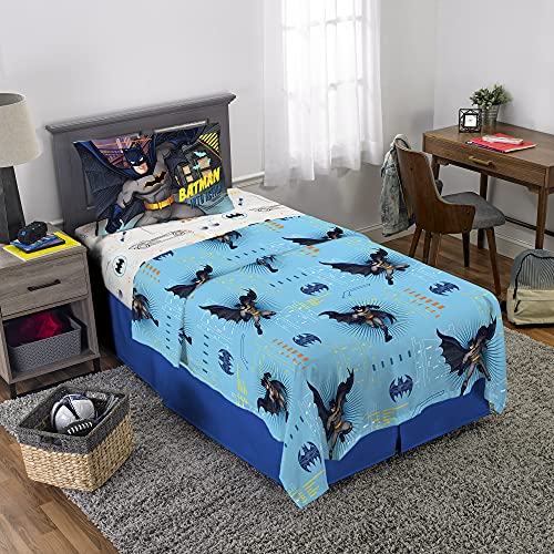 Batman Twin Microfiber Sheet Set for Kids