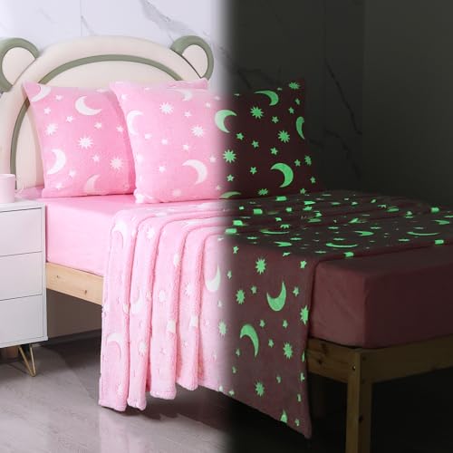 Glow in the Dark Kids Twin Sheet Set