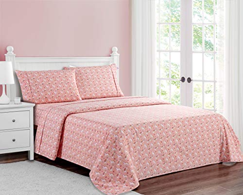 Unicorn Twin Bed Sheet Set for Kids