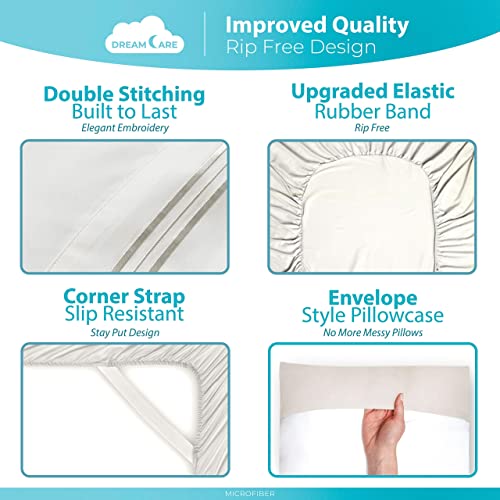 Ivory King Size Cooling Sheet Set - 4 pcs