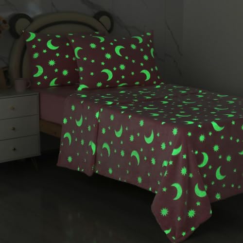 Glow in the Dark Kids Twin Sheet Set