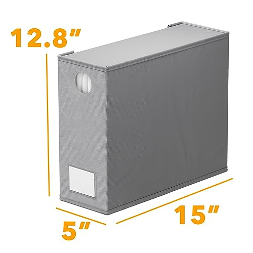 Gray Foldable Bed Sheet Organizers - 4 Pack