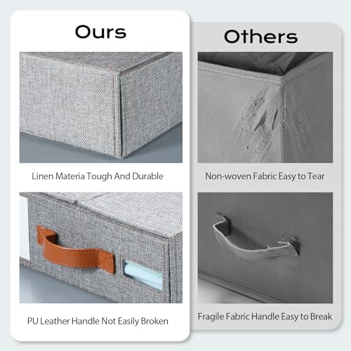 Yecaye 2-Pack Bed Sheet Organizer with Window