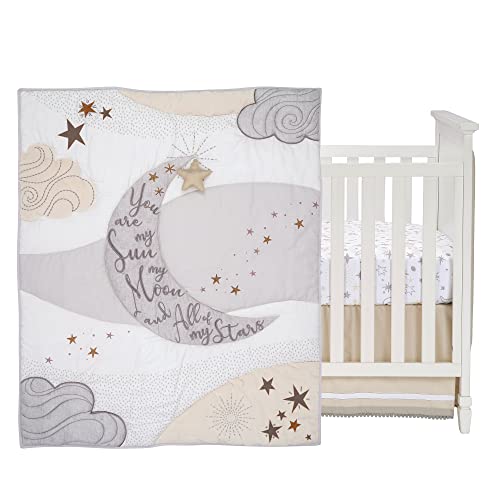 Lambs & Ivy Celestial 3-Piece Baby Crib Set