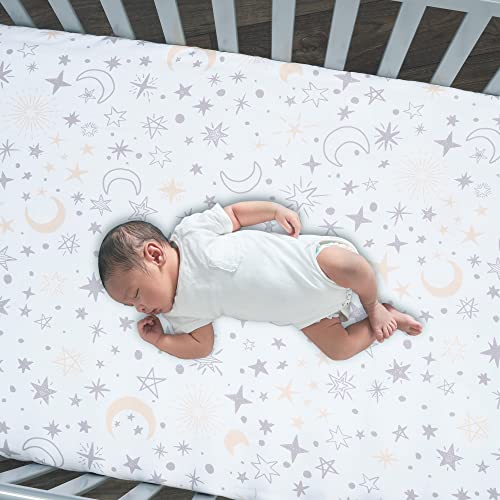 Lambs & Ivy Celestial 3-Piece Baby Crib Set